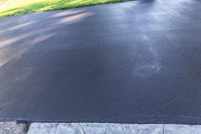 Blacktop Driveway with Clean Edges